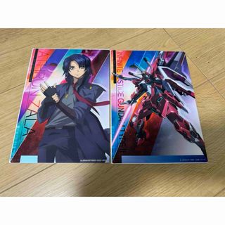 【新品】ガンダムSEED FREEDOM クリアビジュアルポスター　2枚セット(キャラクターグッズ)