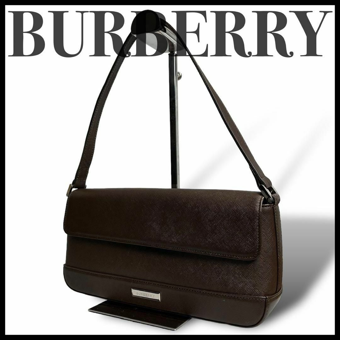 BURBERRY(バーバリー)の希少⭐️ バーバリー ワンショルダーバッグ ノバチェック サフィアーノ 茶色 レディースのバッグ(ショルダーバッグ)の商品写真