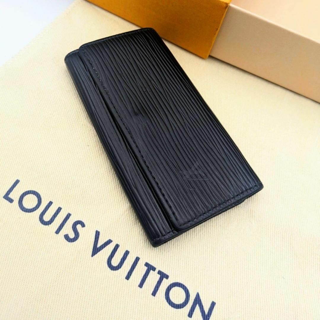 LOUIS VUITTON(ルイヴィトン)のルイヴィトン エピ ミュルティクレ4 ブラック ノワール キーケース ゴールド レディースのファッション小物(キーケース)の商品写真