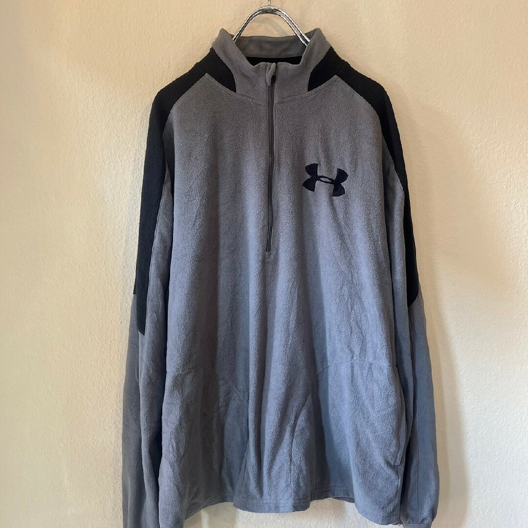 UNDER ARMOUR(アンダーアーマー)のUNDER ARMOUR　アンダーアーマー　フリース　グレー メンズのトップス(その他)の商品写真