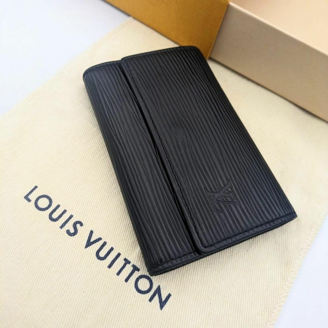 LOUIS VUITTON(ルイヴィトン)のルイヴィトン エピ ミュルティクレ6 ブラック ノワール キーケース ゴールド レディースのファッション小物(キーケース)の商品写真