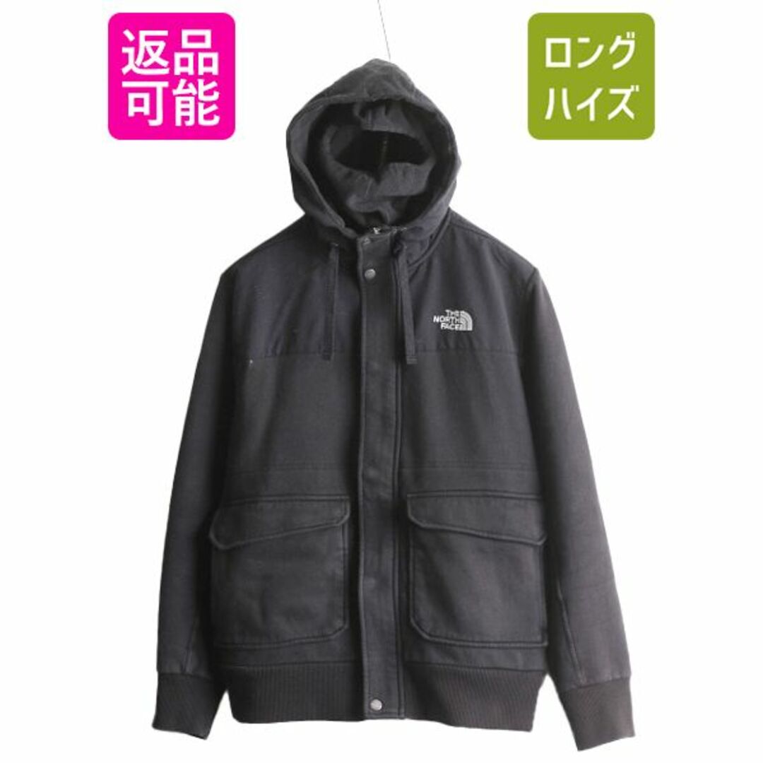 US企画 ノースフェイス フルジップ フェイスマスク付き スウェット フード パーカー ジャケット メンズ M 古着 The North Face  ブルゾン 黒 | フリマアプリ ラクマ