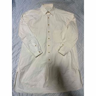 フランクリーダー(FRANK LEDER)のrdv o globe ロングシャツ Ivory 2(シャツ)