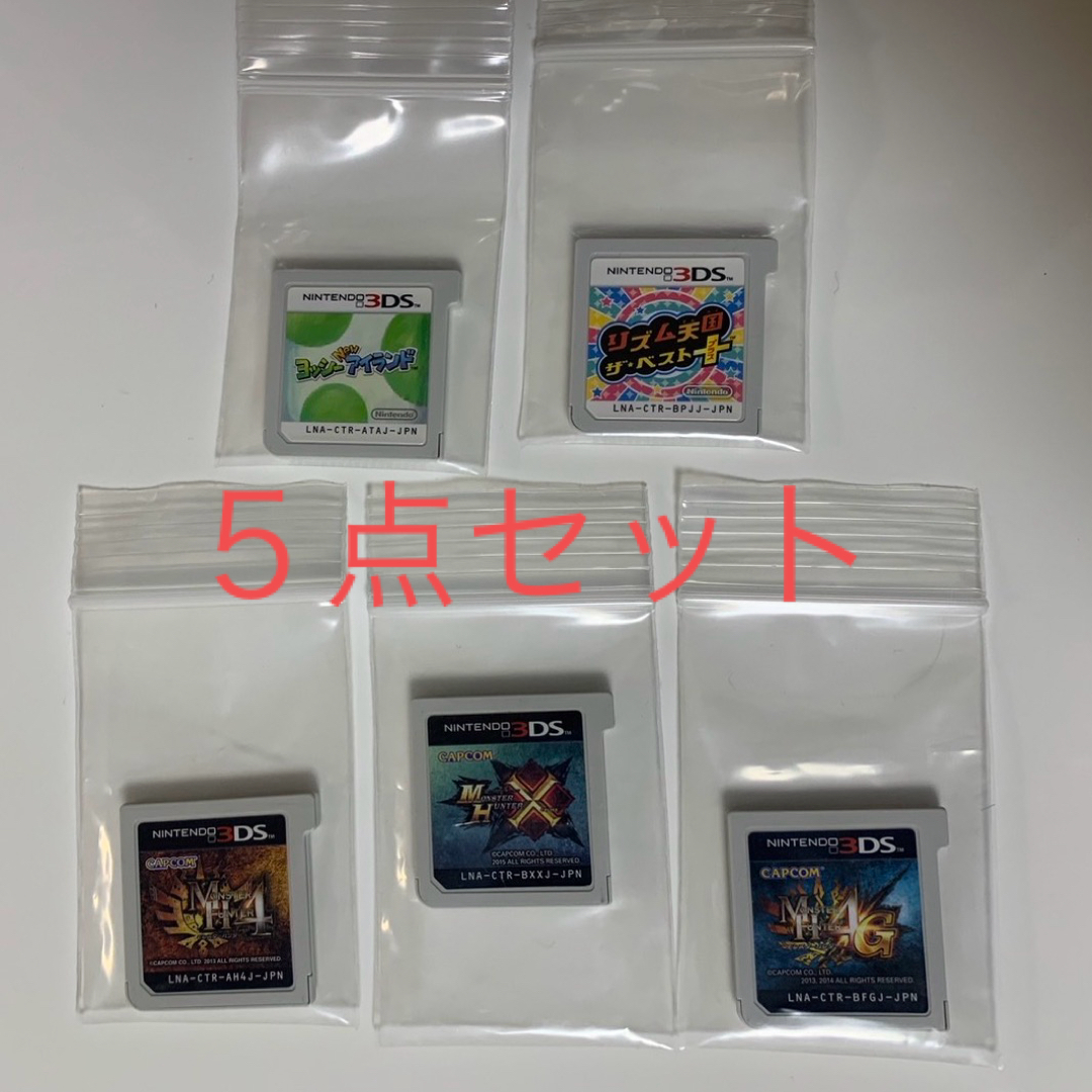 ニンテンドー3DS(ニンテンドー3DS)の3DS ソフト５点セット エンタメ/ホビーのゲームソフト/ゲーム機本体(家庭用ゲームソフト)の商品写真