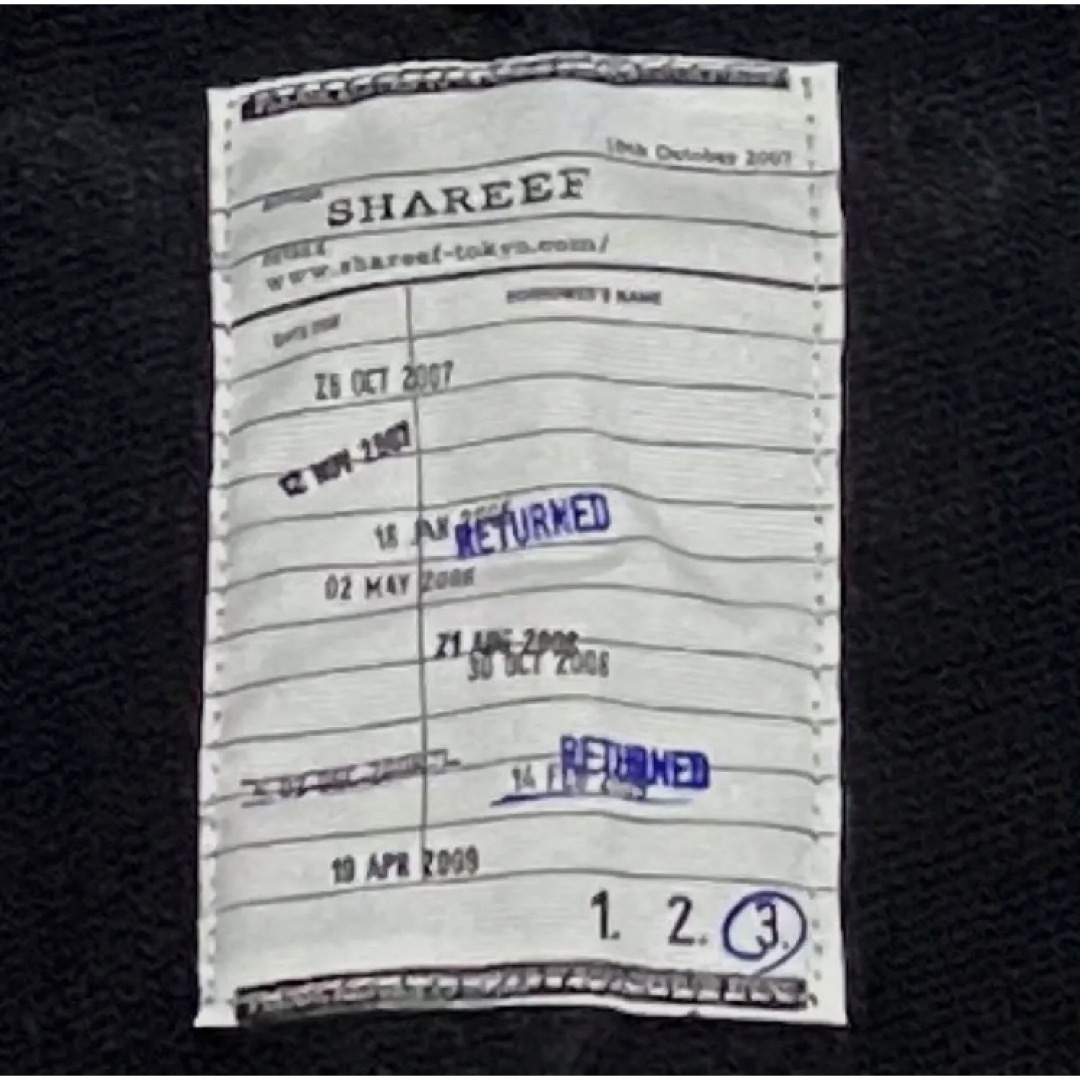 SHAREEF(シャリーフ)の【人気】SHAREEF　シャリーフ　"BARCORD" BIG SWEAT メンズのトップス(スウェット)の商品写真