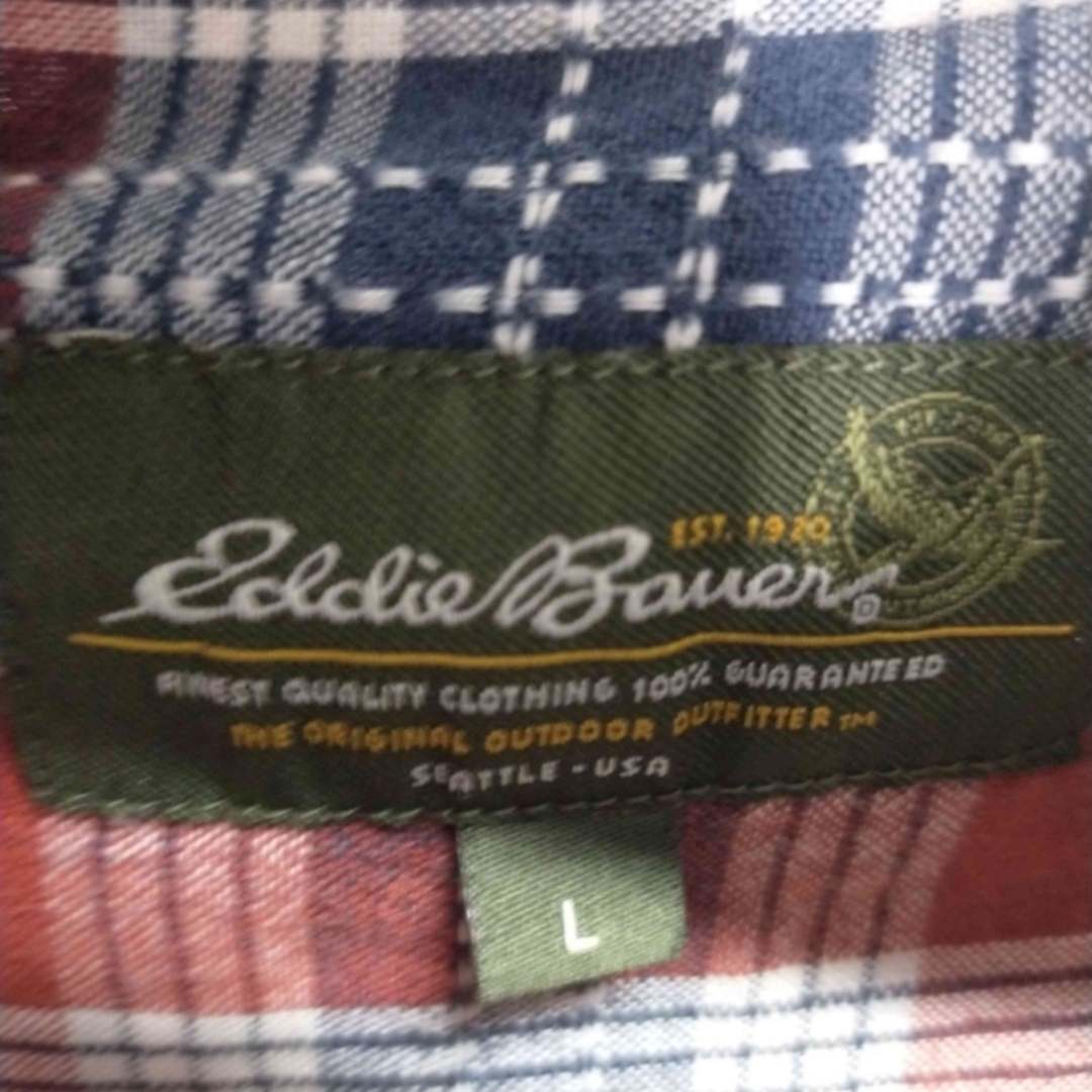 Eddie Bauer(エディーバウアー)のEddie Bauer(エディーバウアー) 片ポケ 半袖チェックシャツ メンズ メンズのトップス(その他)の商品写真