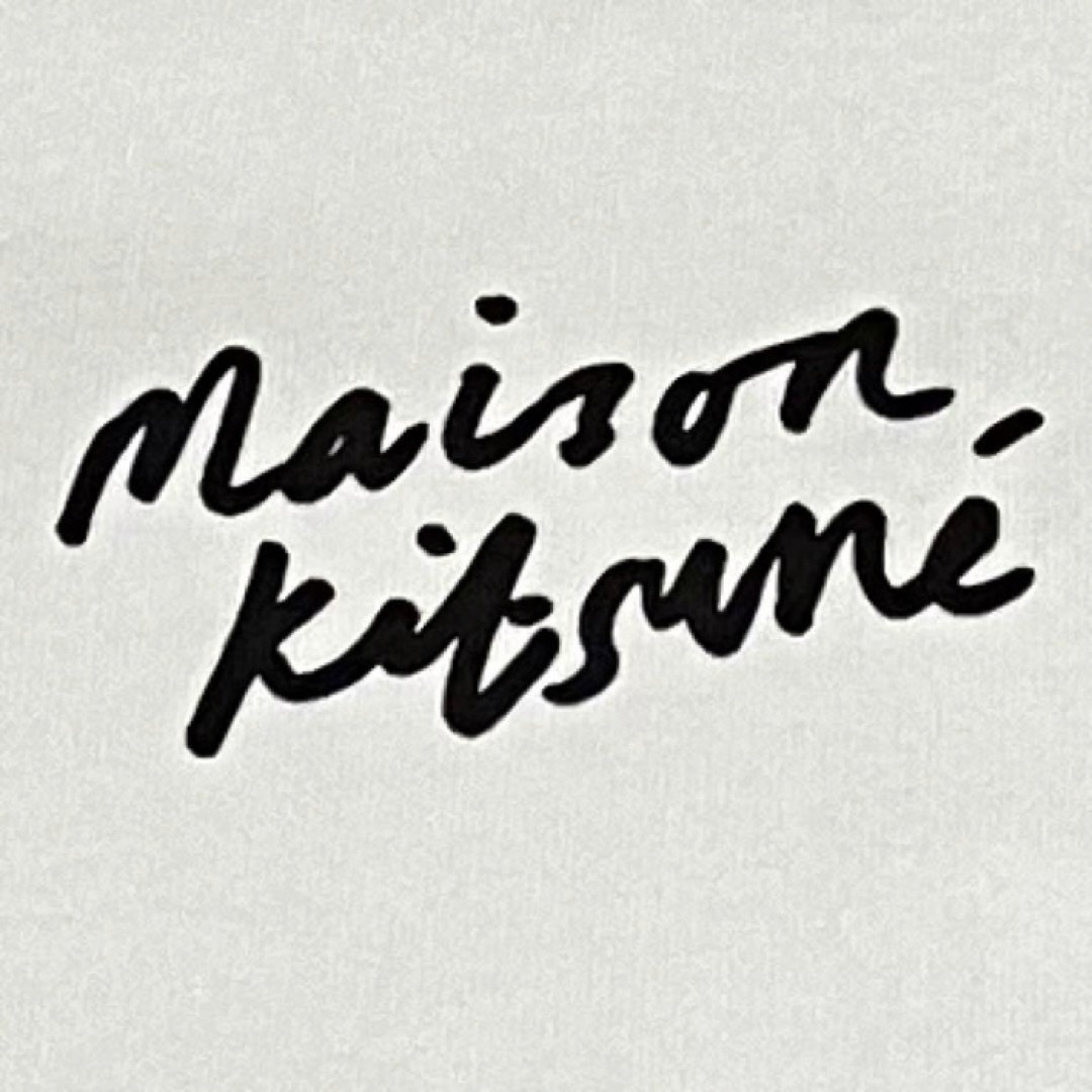 MAISON KITSUNE'(メゾンキツネ)のMaison Kitsune　メゾンキツネ　ロゴTシャツ　ハンドライティング メンズのトップス(Tシャツ/カットソー(半袖/袖なし))の商品写真