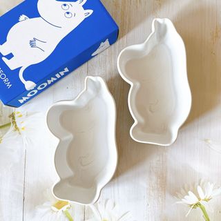 ムーミン(MOOMIN)の♡ムーミン　オーブンディッシュ　2枚　プレート  Pluto 北欧　食器　新品(食器)