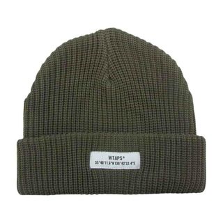 WTAPS ダブルタップス 21SS 211MADT-HT02 BEANIE COPO.COOLMAX ビーニー ニット キャップ カーキ ブラウン系 00【極上美品】【中古】