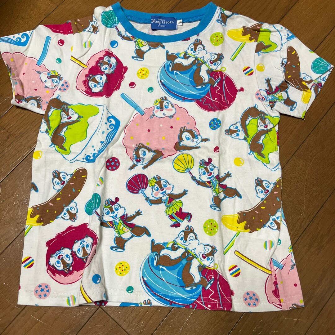 Disney(ディズニー)のパーク　夏祭りTシャツ キッズ/ベビー/マタニティのキッズ服女の子用(90cm~)(Tシャツ/カットソー)の商品写真