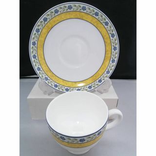 ウェッジウッド(WEDGWOOD)の美品◆自宅保管 ウェッジウッド ミストラル カップ＆ソーサー リー(グラス/カップ)