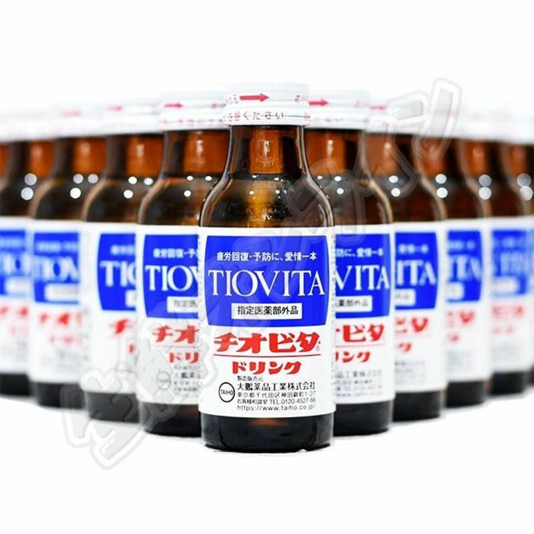 大鵬薬品工業(タイホウヤクヒンコウギョウ)のチオビタドリンク 100ml×30本(3本パック×10)1箱1ケース栄養ドリンク 食品/飲料/酒の飲料(その他)の商品写真