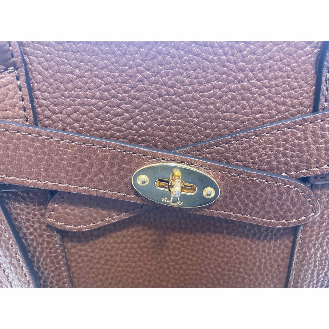 Mulberry(マルベリー)のMulberry スモール ジップド ベイズウォーター オーク マルベリー レディースのバッグ(ショルダーバッグ)の商品写真