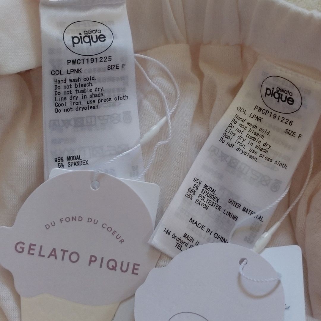 gelato pique(ジェラートピケ)のジェラートピケ gelatopique チェリーブロッサム ルームウェア セット レディースのルームウェア/パジャマ(ルームウェア)の商品写真