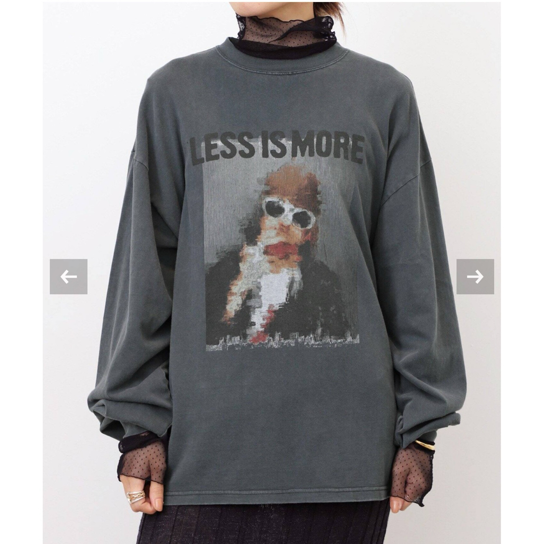 REMI RELIEF/レミレリーフLESS IS MORE L/S T-SH カットソー REMI RELIEF/レミレリーフLESS IS MORE L/S T-SH カットソー