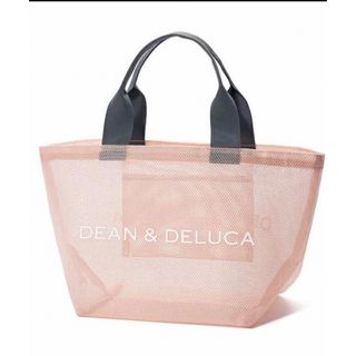 ディーンアンドデルーカ(DEAN & DELUCA)のDELUCA &DELUCAピンクメッシュバックSサイズ(トートバッグ)