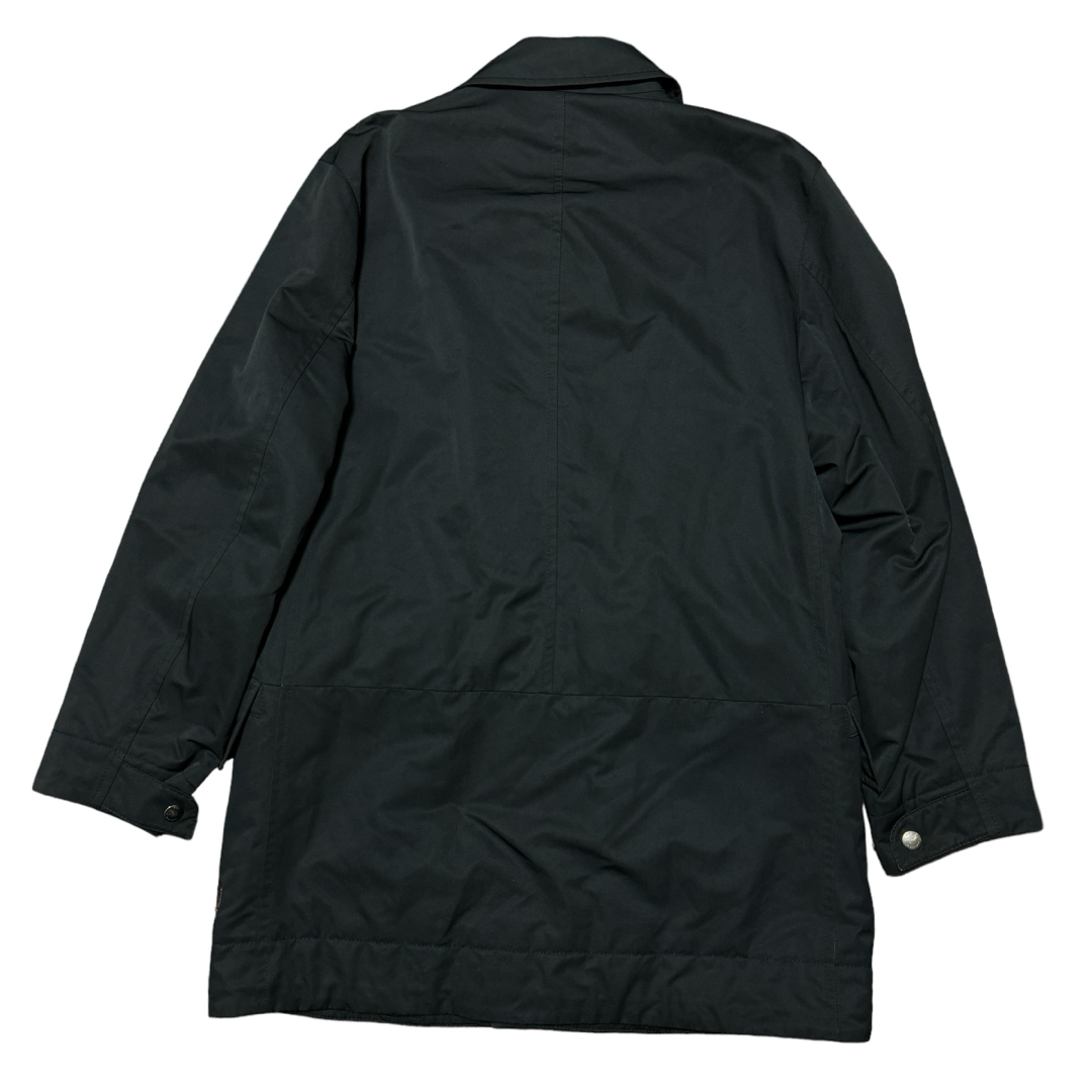 HUGO BOSS(ヒューゴボス)のHUGO BOSS ステンカラーコート weatherproof ブラック 46 メンズのジャケット/アウター(ステンカラーコート)の商品写真