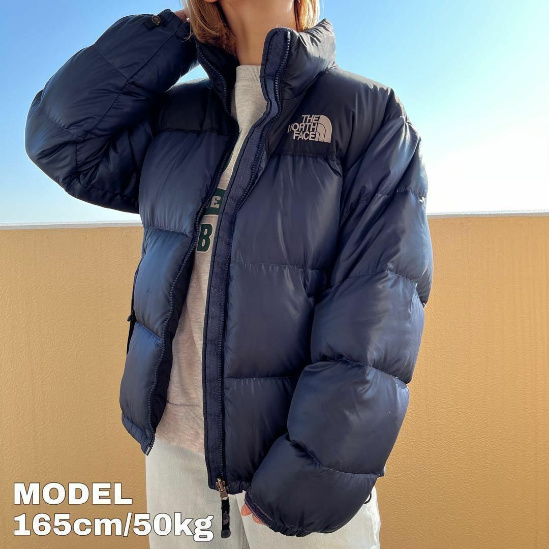 【パープルレーベル】THE NORTH FACE ダウン　ネイビー