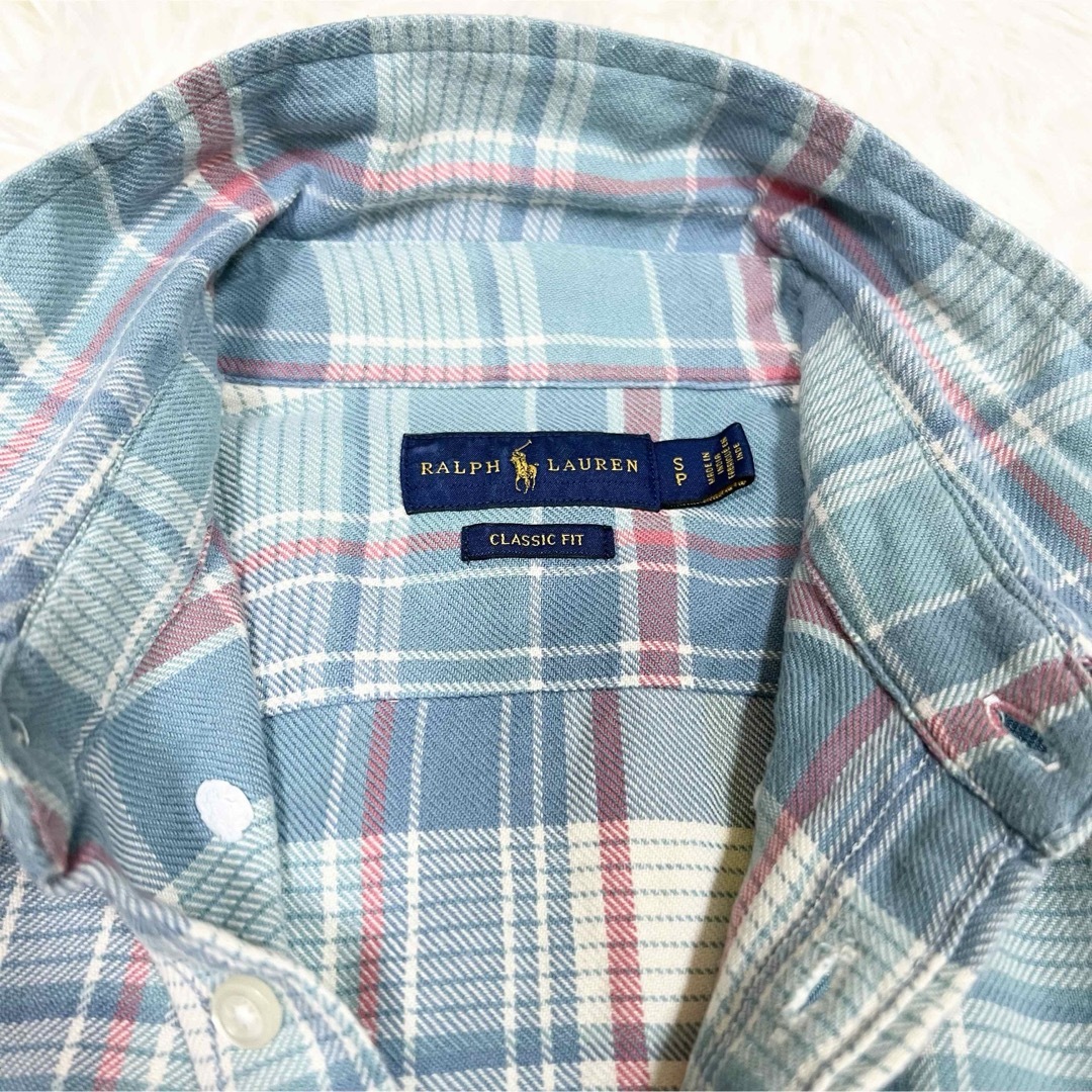 Ralph Lauren(ラルフローレン)の美品✨ RALPH LAUREN  チェック 長袖 シャツ ボタンダウン M レディースのトップス(シャツ/ブラウス(長袖/七分))の商品写真