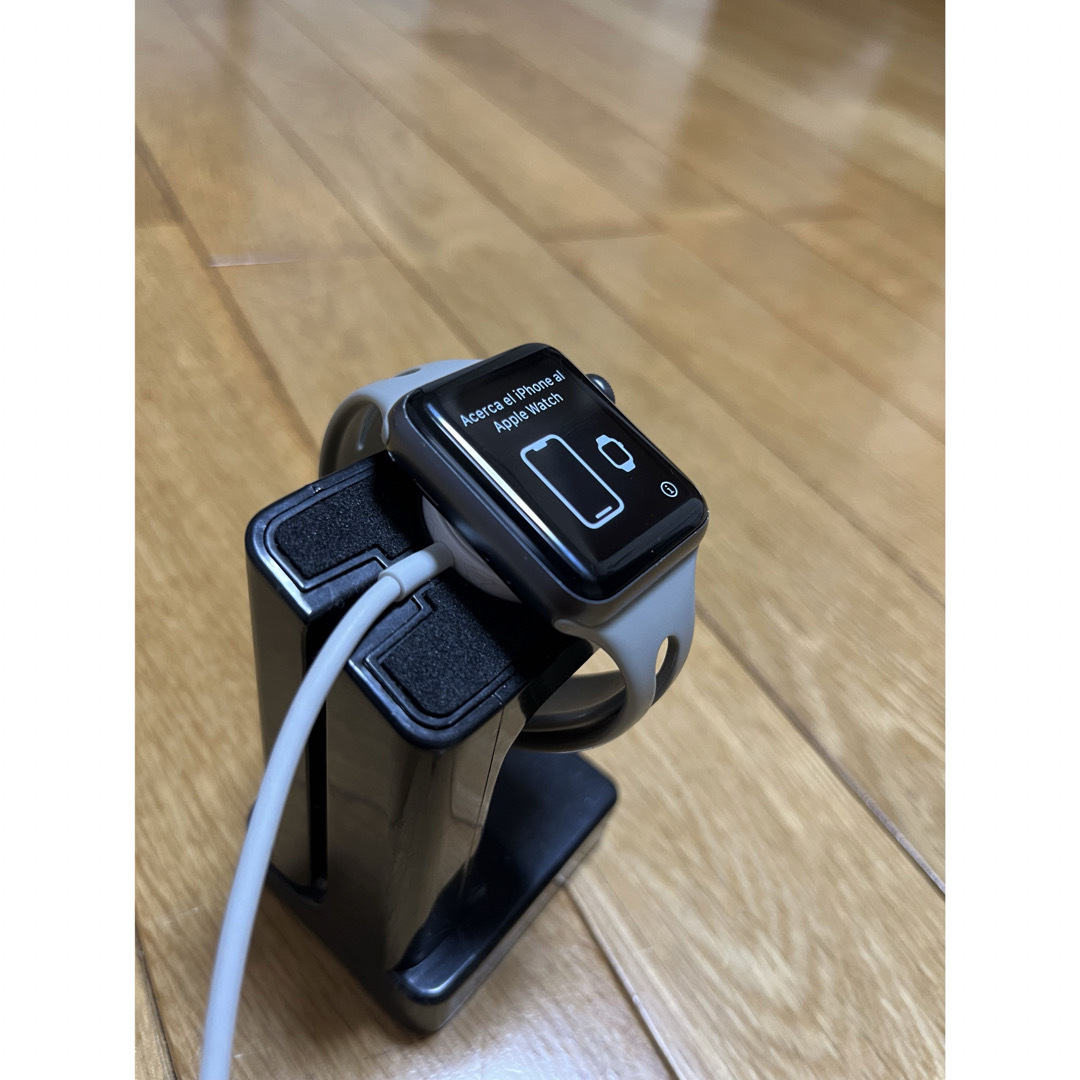 Apple Watch series3 38mm おまけ付(グレーバンド)