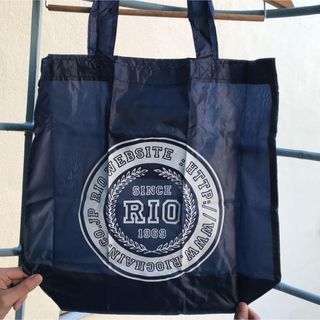 リオ(RIO)のrio 限定 トートバッグ エコバッグ リオ 軽量 ネイビー トート 大きめ(エコバッグ)