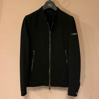 13万円 DELANデラン セミダブルライダース 46 italy 黒ブラックの通販