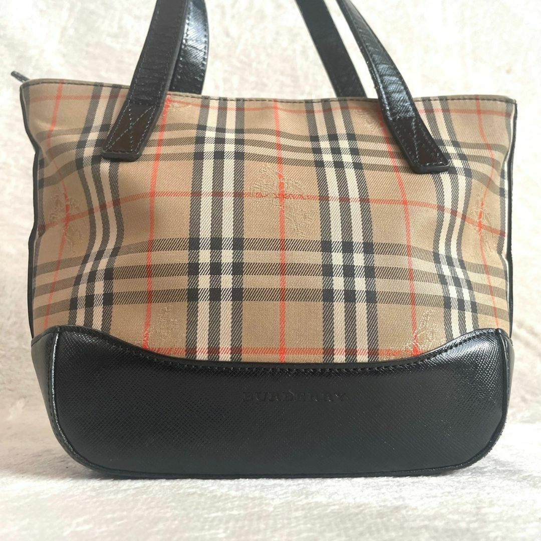 BURBERRY - 【美品】 バーバリー ミニトート ノバチェック シャドー