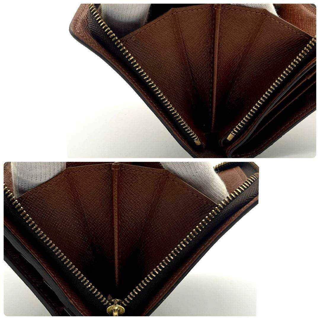 LOUIS VUITTON(ルイヴィトン)の❣️希少❣️ルイヴィトン 折りたたみ財布 モノグラム 茶色 コンパクトジップ レディースのファッション小物(財布)の商品写真