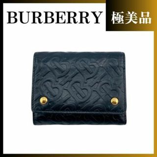 バーバリー(BURBERRY)のバーバリー 三つ折り財布 コンパクトウォレット レディース レザー TBロゴ(財布)