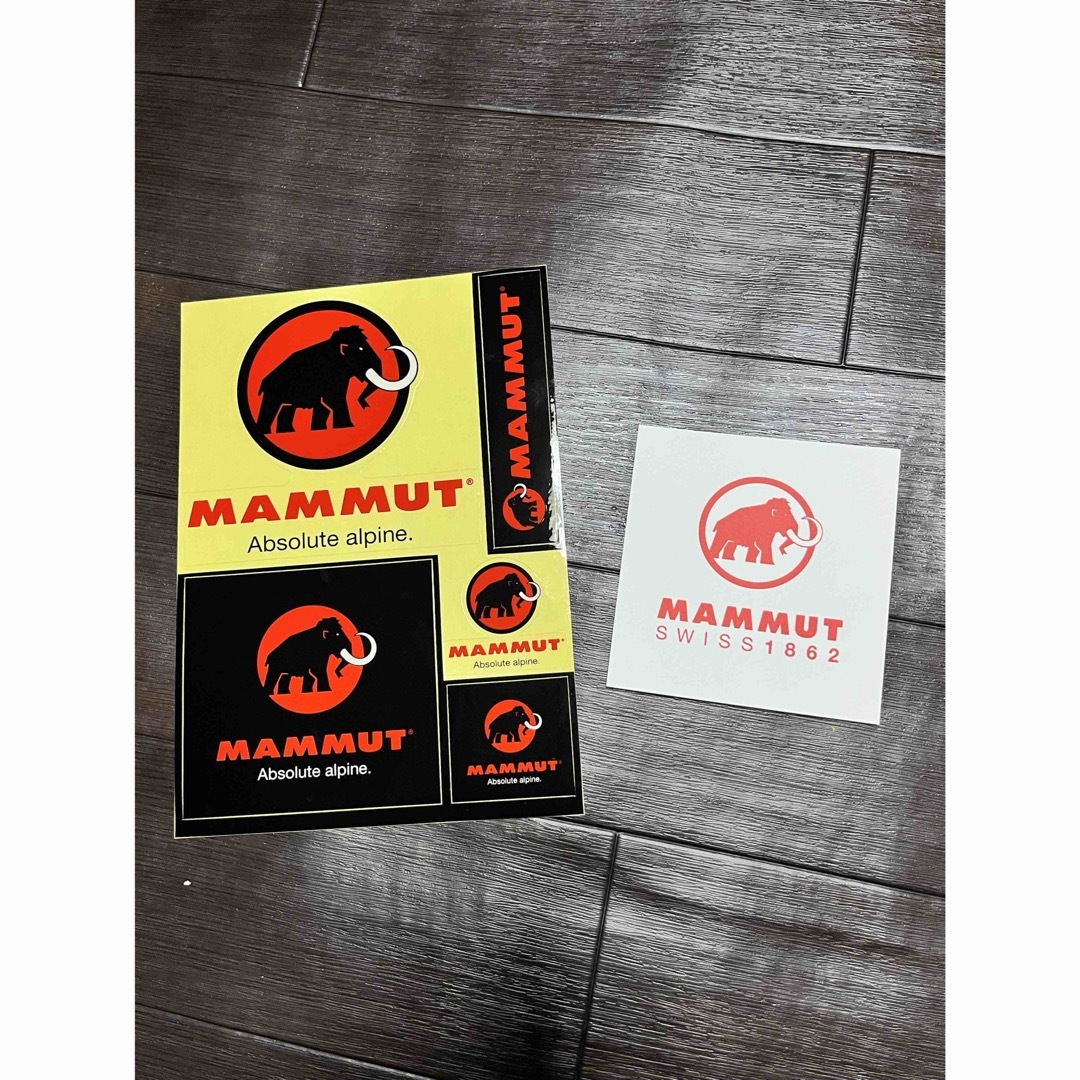 Mammut(マムート)のマムート　ステッカー２枚セット！ スポーツ/アウトドアのアウトドア(その他)の商品写真