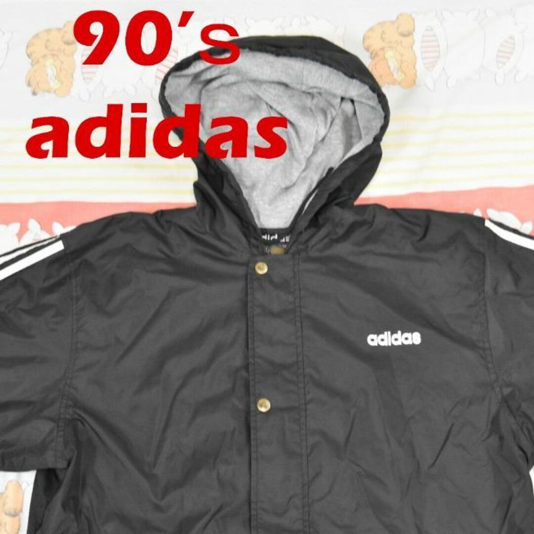 adidas(アディダス)のアディダス 90s ナイロンジャケット 13932c adidas ビンテージ メンズのジャケット/アウター(ナイロンジャケット)の商品写真