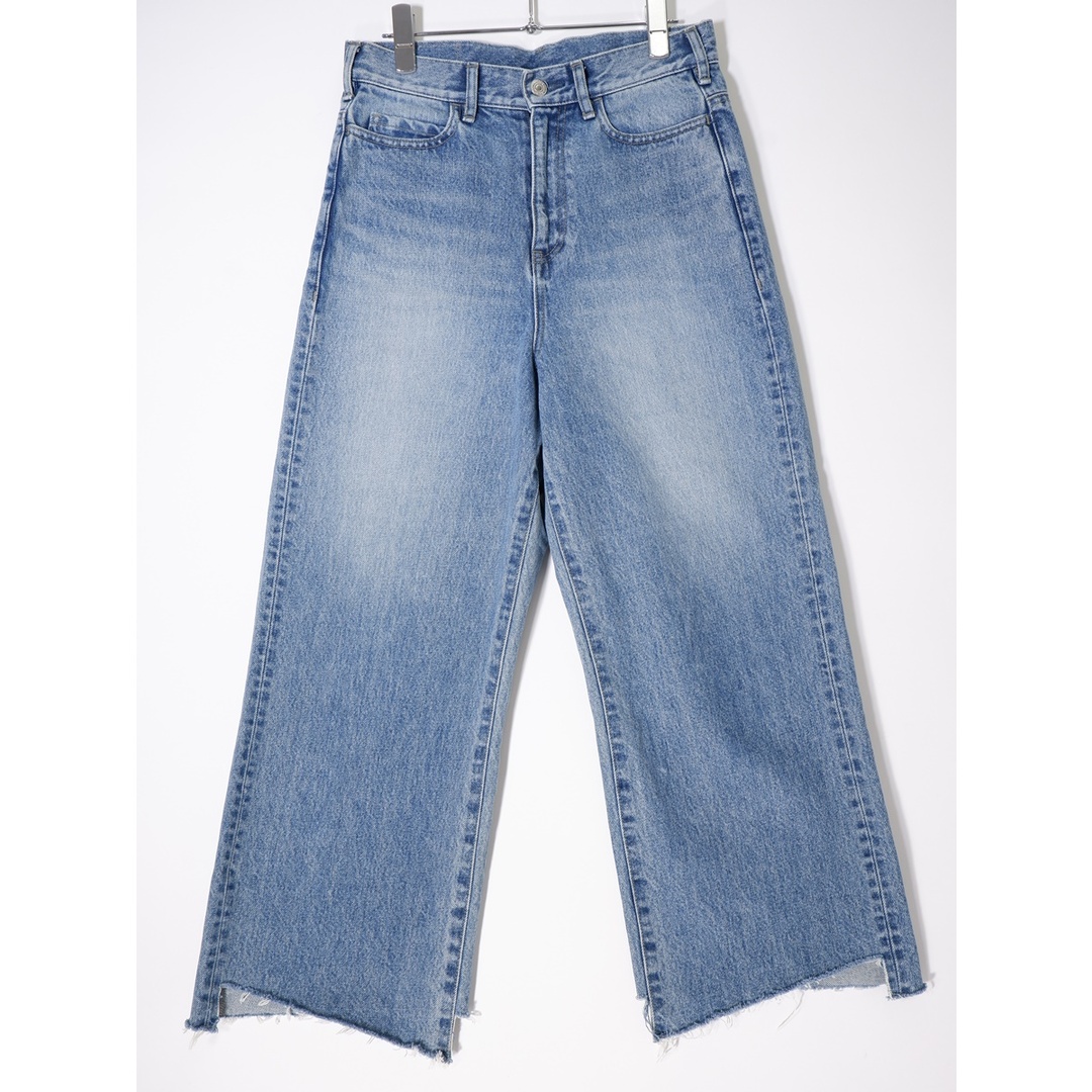 L'Appartement DEUXIEME CLASSE(アパルトモンドゥーズィエムクラス)のL'Appartement/アパルトモン 2022SS cropped wide denim クロップドワイドデニム【26】【LDNA74033】 レディースのパンツ(デニム/ジーンズ)の商品写真