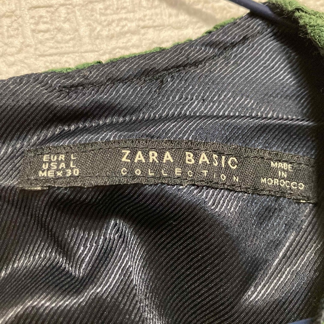 ZARA(ザラ)のZARA BASIC COLLECTION♦︎深緑総レースワンピース☆ レディースのワンピース(ミニワンピース)の商品写真