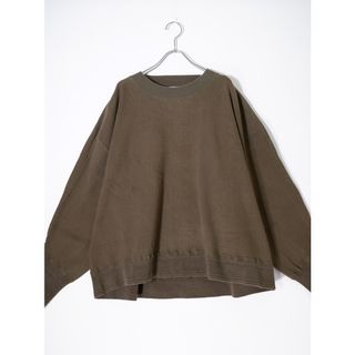 ドゥーズィエムクラス(DEUXIEME CLASSE)のKURO/クロ MUSE de Deuxieme Classe購入2021AW RIB OVERSIZED Tシャツ(リブオーバーサイズ カットソー)【1】【LTSA74313】(その他)