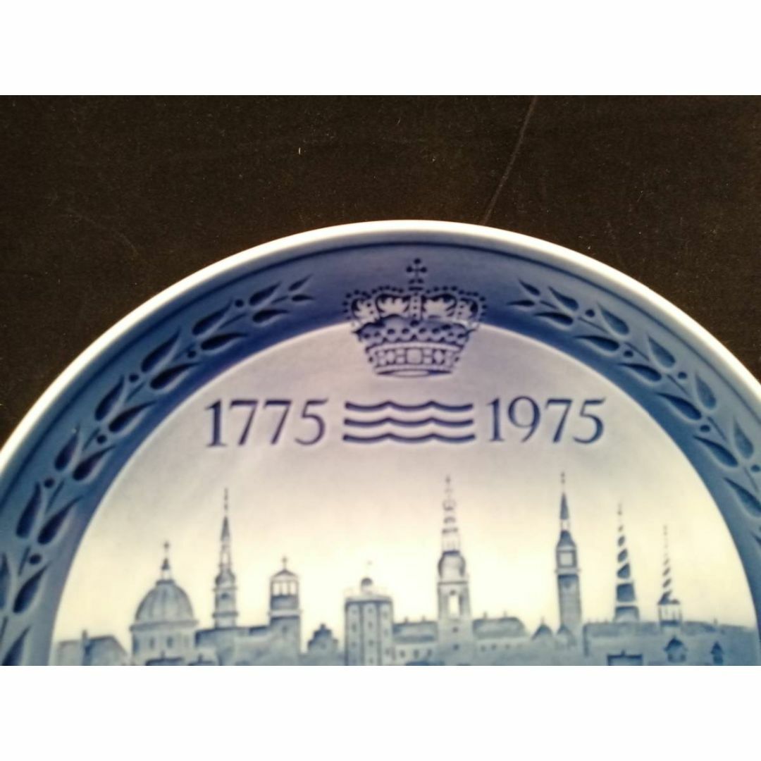 ROYAL COPENHAGEN(ロイヤルコペンハーゲン)の18CM 美品◇自宅保管 ロイヤルコペンハーゲン 200周年記念 イヤープレート インテリア/住まい/日用品のキッチン/食器(食器)の商品写真