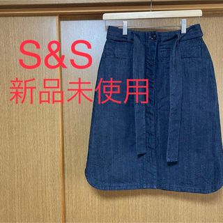 S&S ベイクルーズ　デニムスカート(ひざ丈スカート)