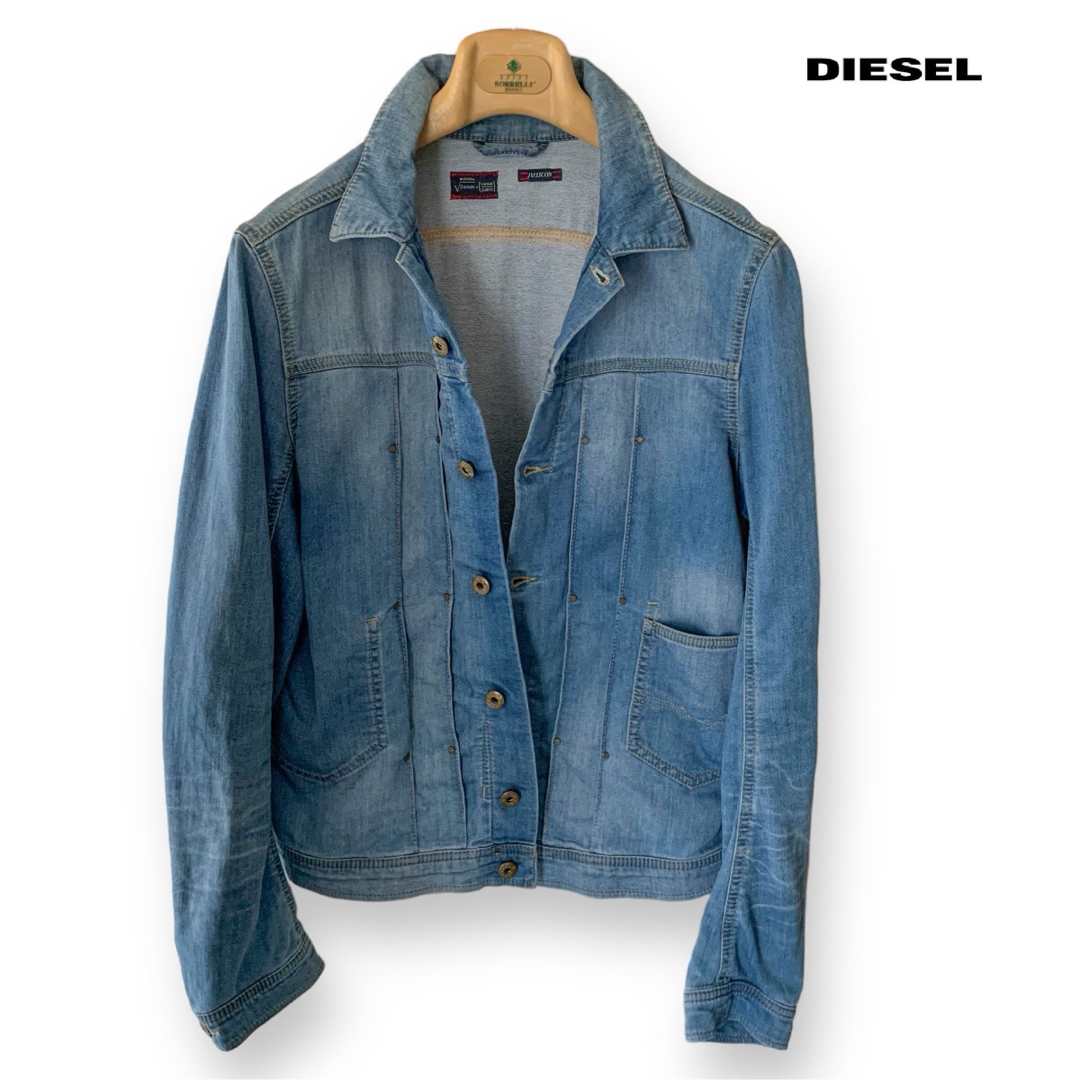 DIESEL(ディーゼル)のDIESEL/フォーストモデルタイプ/ジョグデニムジャケット メンズのジャケット/アウター(Gジャン/デニムジャケット)の商品写真