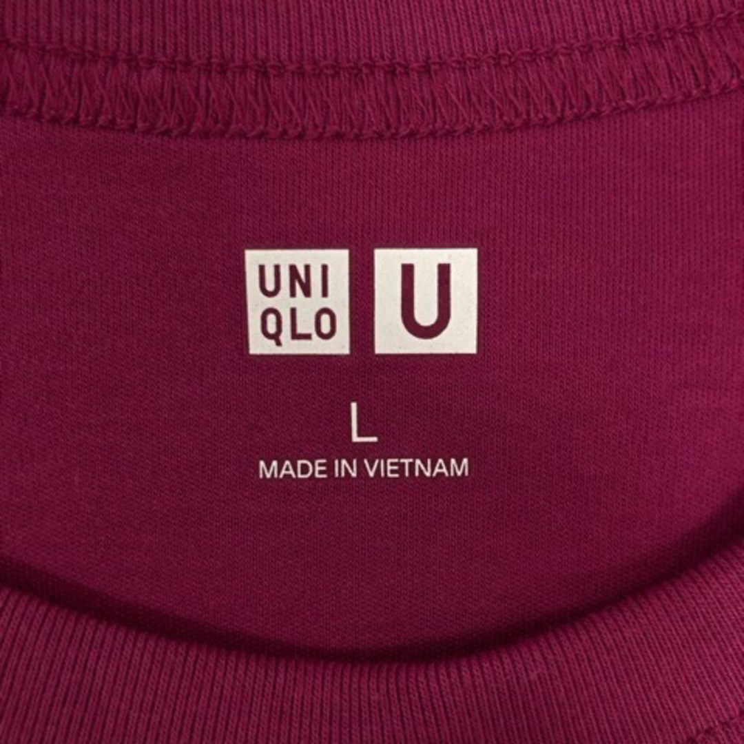 UNIQLO(ユニクロ)のユニクロ トップス Tシャツ カットソー 綿 半袖 L 桃 ※MZ レディース レディースのレディース その他(その他)の商品写真