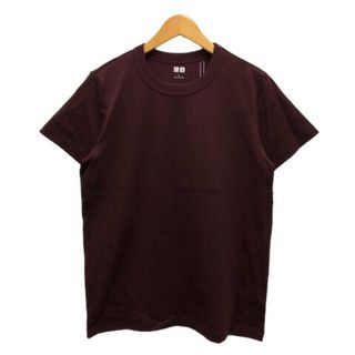 ユニクロ(UNIQLO)のユニクロ トップス Tシャツ カットソー 綿 半袖 F 赤 ※MZ レディース(その他)