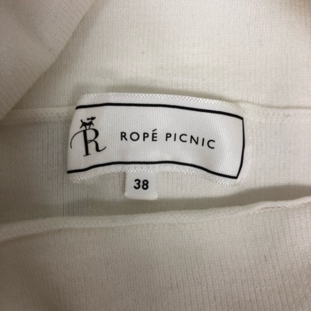 Rope' Picnic(ロペピクニック)のロペピクニック ニット セーター 長袖 オフタートルネック 無地 白 ホワイト レディースのトップス(ニット/セーター)の商品写真