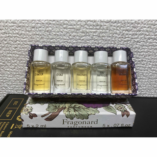 フラゴナール(Fragonard)のフラゴナール 香水  ミニボトル　2ml 5本セット(ユニセックス)