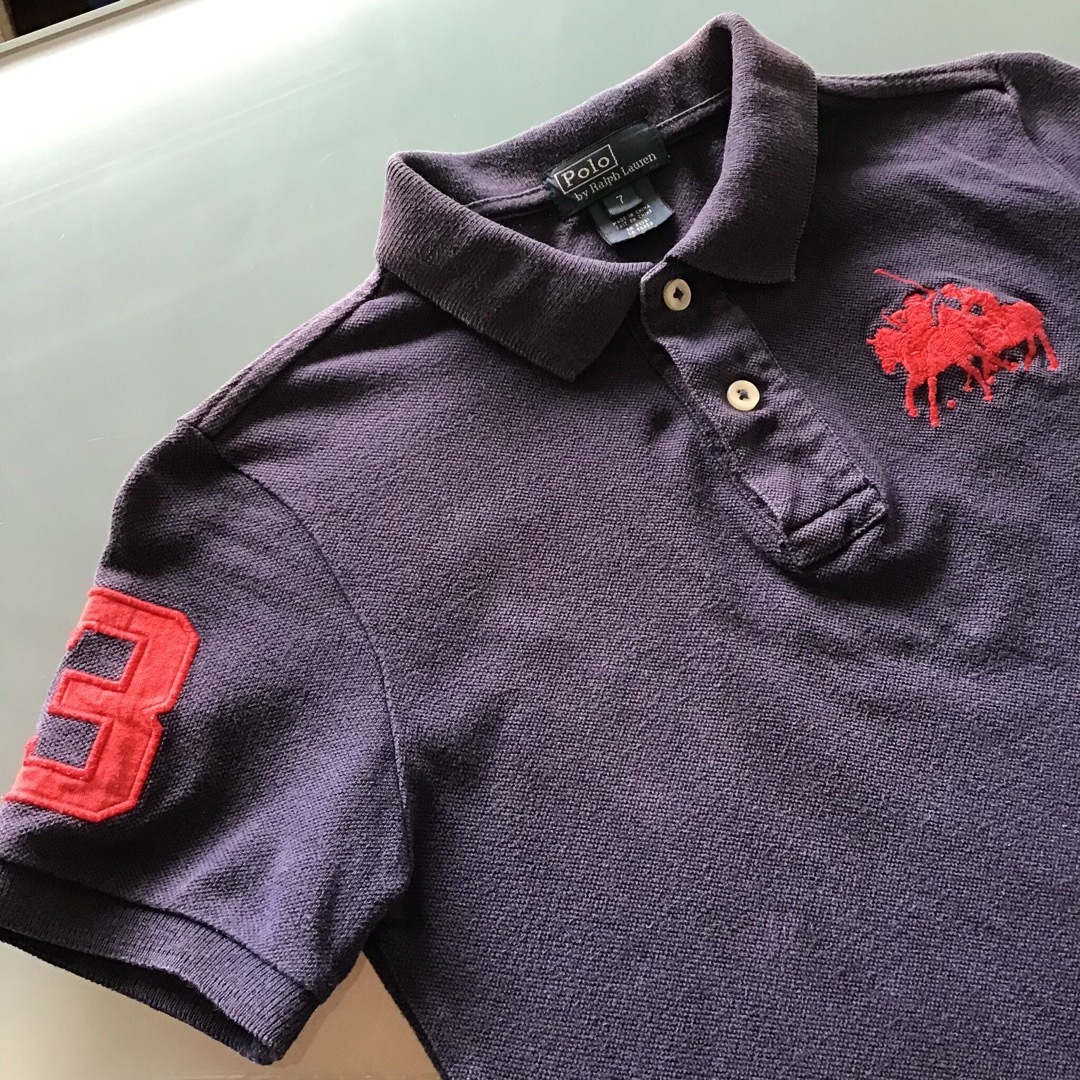 POLO RALPH LAUREN(ポロラルフローレン)のPOLO by Ralph Lauren  ネイビー ポロシャツ 130cm キッズ/ベビー/マタニティのキッズ服男の子用(90cm~)(その他)の商品写真