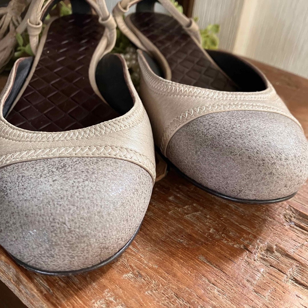 Bottega Veneta(ボッテガヴェネタ)のused  BOTTEGA VENETA レースアップフラットシューズ レディースの靴/シューズ(その他)の商品写真