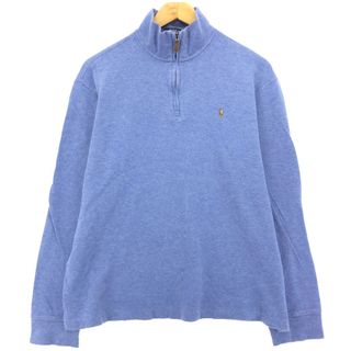 ラルフローレン(Ralph Lauren)の古着 ラルフローレン Ralph Lauren POLO RALPH LAUREN ESTATE RIB コットンニットハーフジップセーター レディースM /eaa420153(ニット/セーター)