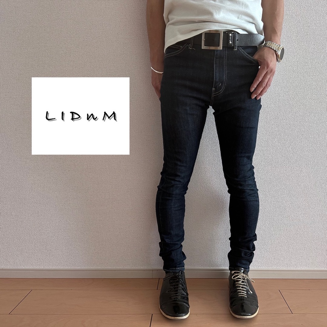 LIDNM(リドム)の【LIDnMリドム/ハイストレッチスキニーパンツ】 メンズのパンツ(デニム/ジーンズ)の商品写真