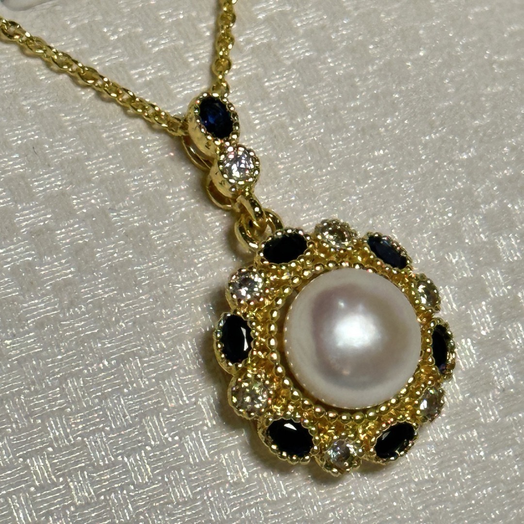 素敵本真珠3点セット　リング　ピアス　ペンダント　 レディースのアクセサリー(リング(指輪))の商品写真