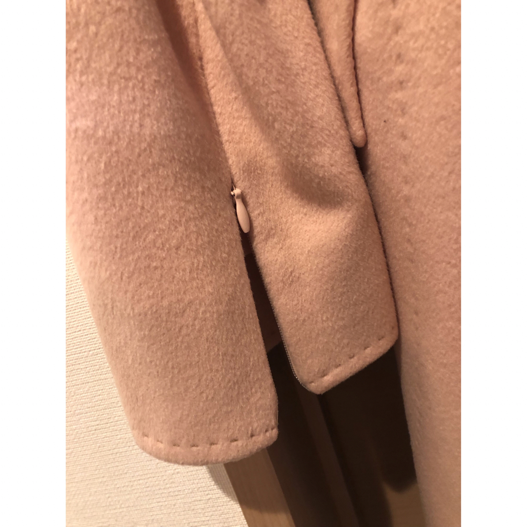 Max Mara(マックスマーラ)のマックスマーラ　SPORTMAX ベルデッドコート ピンク カシミヤウール  レディースのジャケット/アウター(チェスターコート)の商品写真