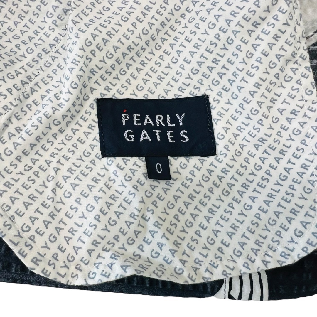 PEARLY GATES(パーリーゲイツ)のPEARLY GATES★サッカースカート★鯨★イルカ★プリント★0★ネイビー★ スポーツ/アウトドアのゴルフ(ウエア)の商品写真