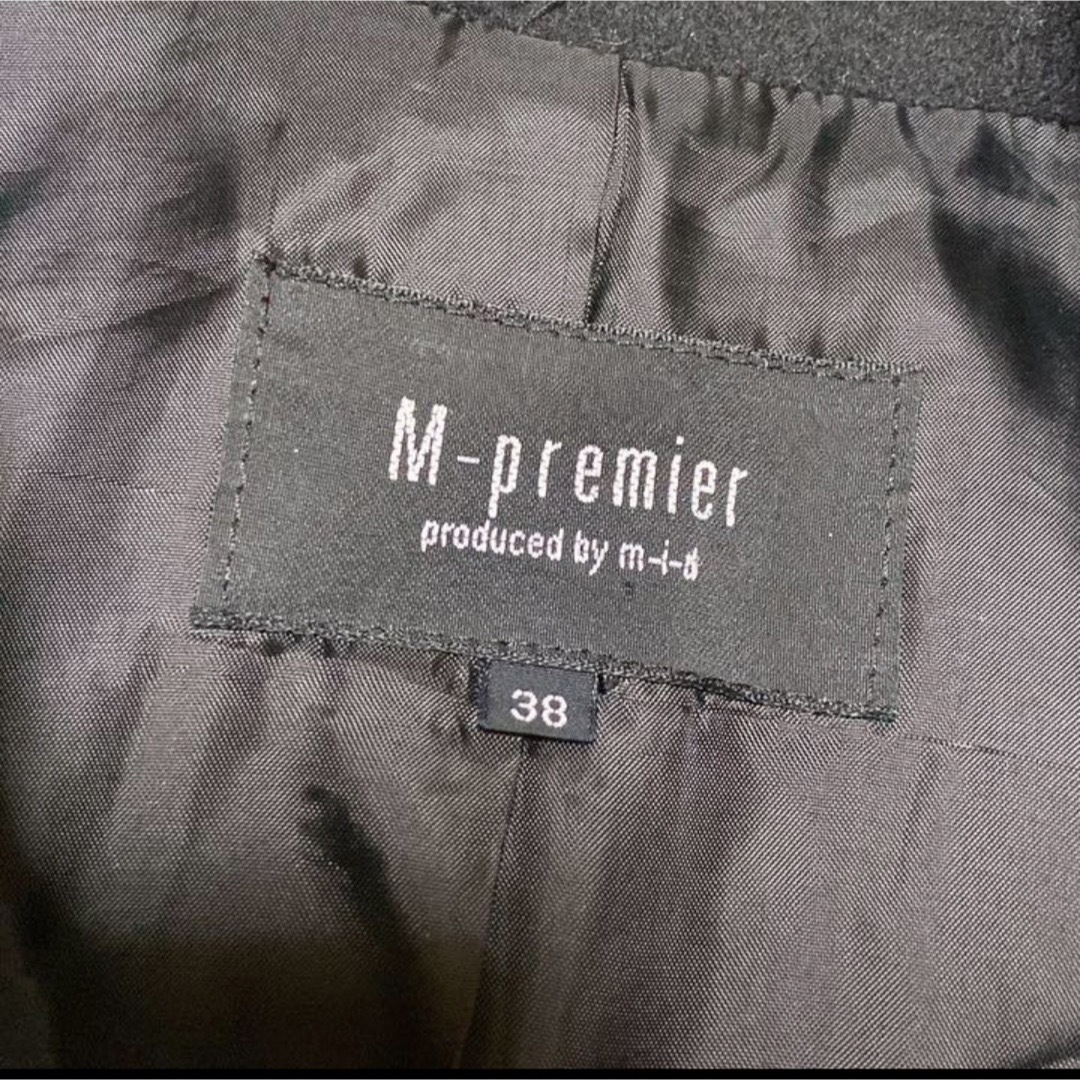 M-premier(エムプルミエ)のエムプルミエ　カシミヤロングコート レディースのジャケット/アウター(ロングコート)の商品写真