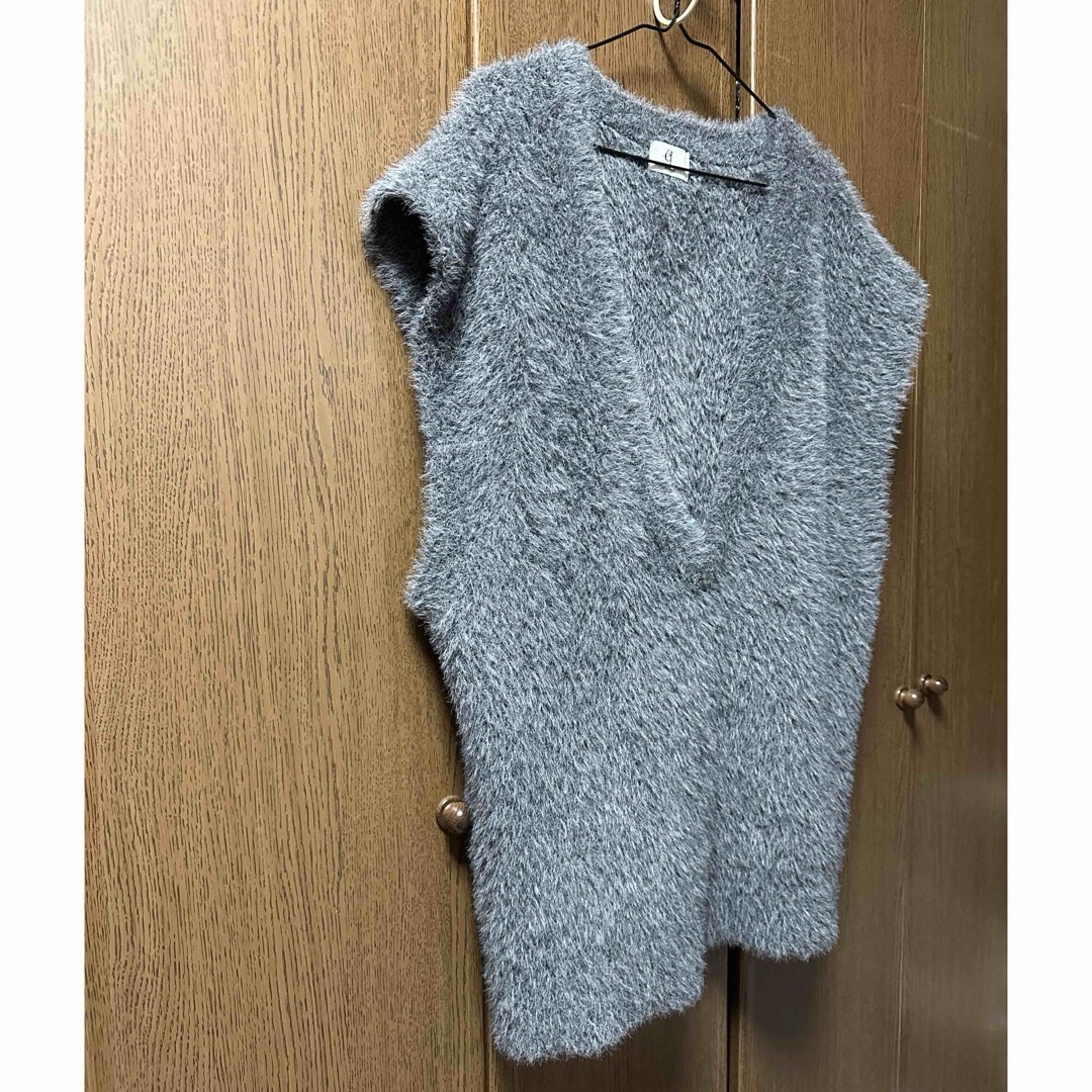 JEANASIS(ジーナシス)の【未使用に近い】JEANASIS 【eL】7G Fluffy Vest ベスト レディースのトップス(ベスト/ジレ)の商品写真